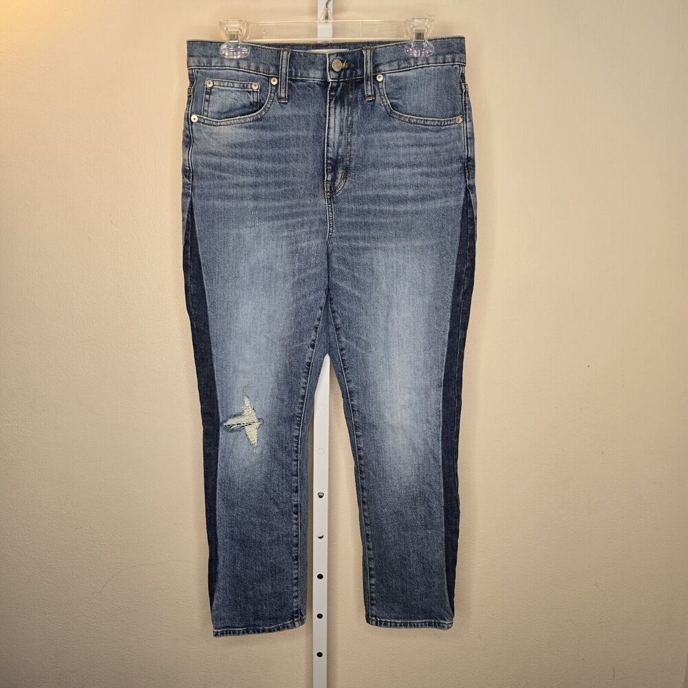 Madewell The High-Rise Slim Boyjean in Raebrook Wash Eco Edition Size 28